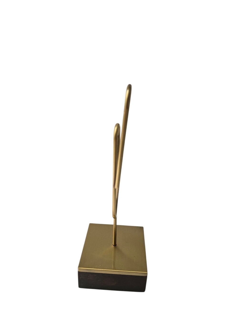 Kate Spade New York “Zadie Drive” Paperweight – Brass Paper Clip Sculpture - Picture 2 of 4